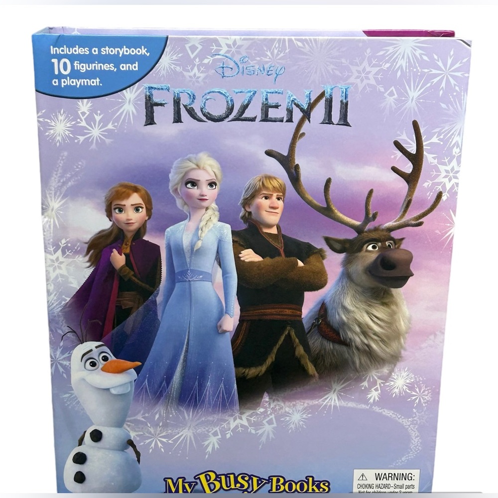 Phidal Publishing Disney Frozen 2 My Busy Books Storybook Figurines Playmat New